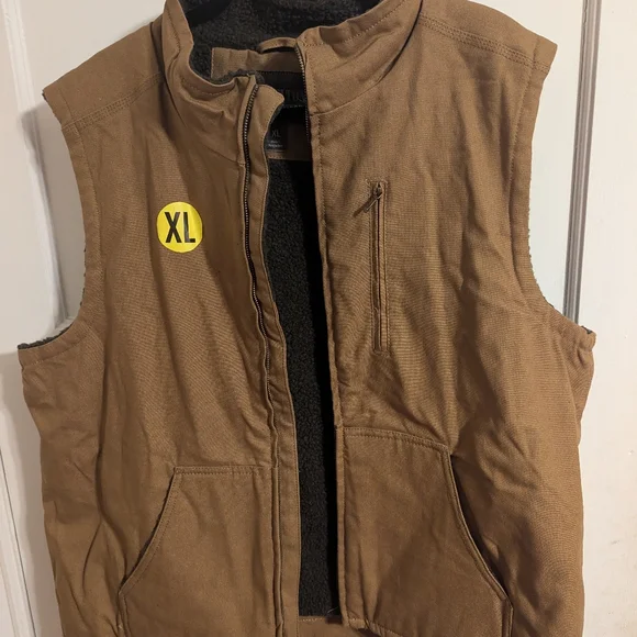 Steelton workwear Sherpa lined canvas vest size XL - Picture 5 of 11